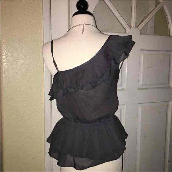 Cecico grey Sexy Top sz-small - Picture 3 of 4